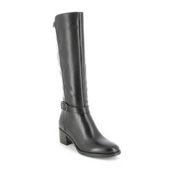 Tamaris Knee High Boots - Black leather - 25530/27/001 PAULETTALONG