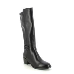 Tamaris Knee High Boots - Black leather - 25530/27/001 PAULETTALONG