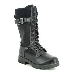 Tamaris Mid Calf Boots - Black - 26275/25/001 VINA