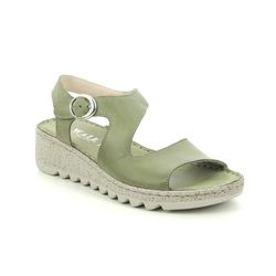 Walk in the City Comfortable Sandals - Green - 9371/36170 TRAMBA WIDE
