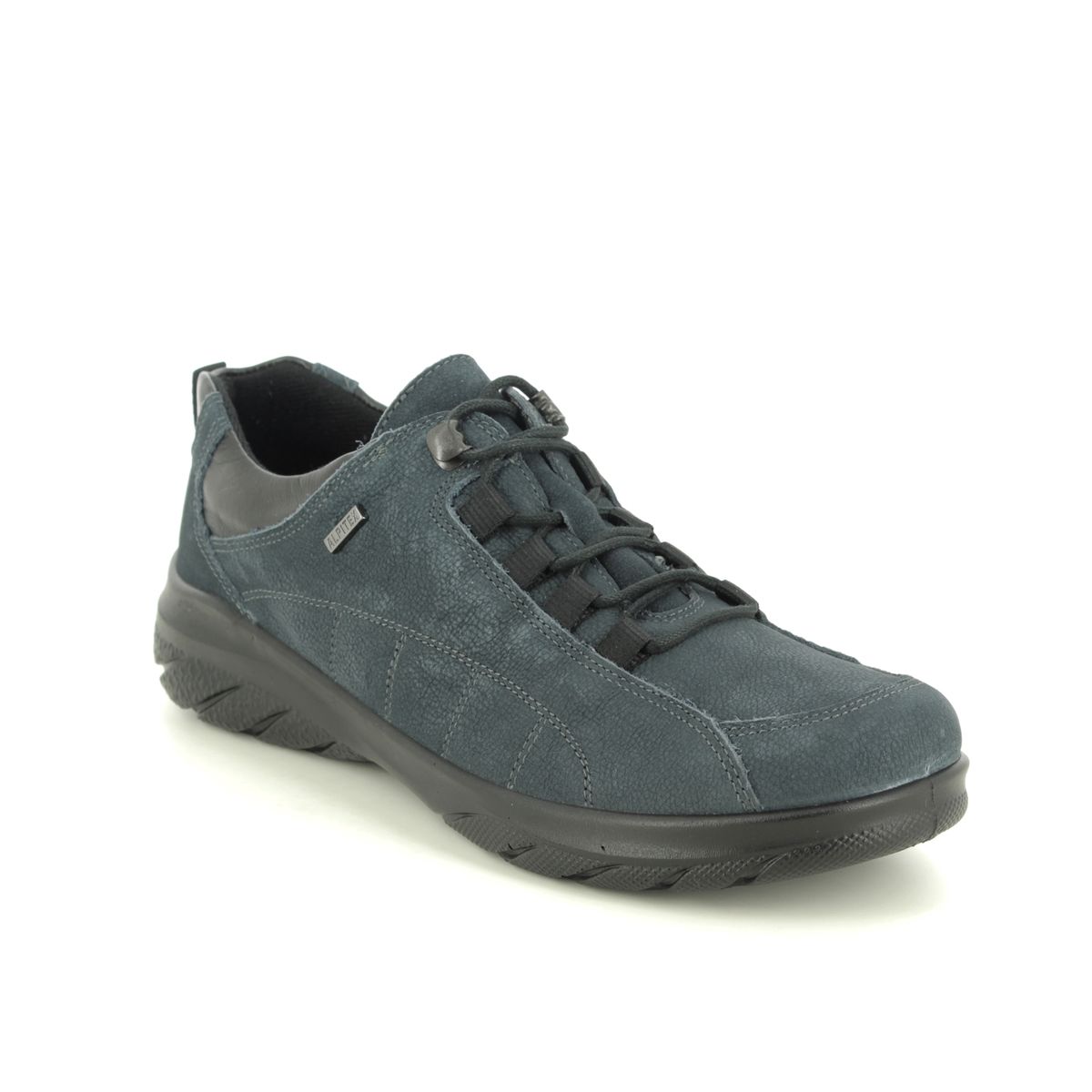 Alpina Royal G Tex Navy leather Womens lacing shoes 0R82-3