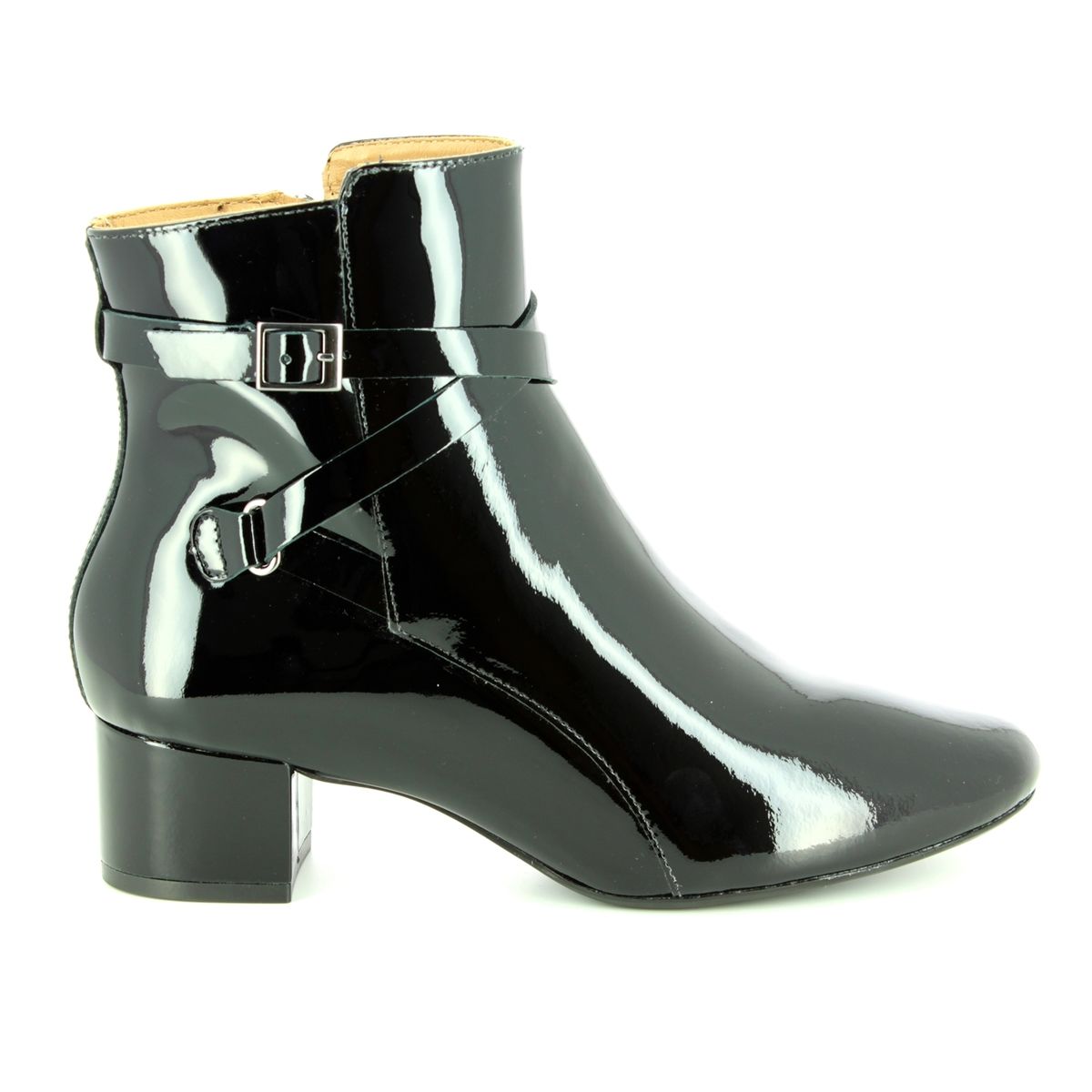 Begg Shoes Eclipsed 11204-40 Black patent ankle boots
