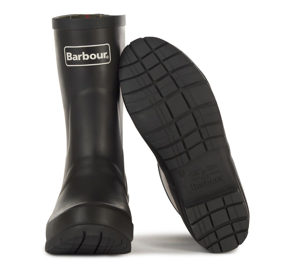Barbour Banbury Wellie Black Womens Mid Calf Boots LRF0084-BK11