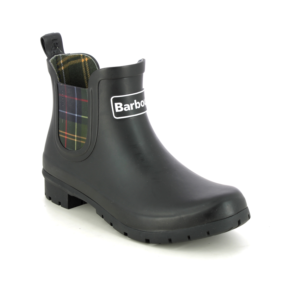 Barbour Kingham Wellie Black Boots Lrf0088-Bk11 In Size 3 In Plain Black
