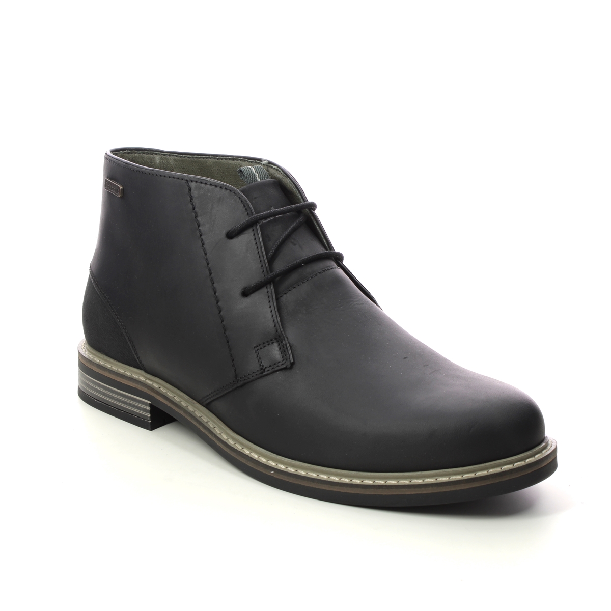 Barbour Redhead Black leather Mens Chukka Boots MFO0138-BK11 in a Plain Leather in Size 7