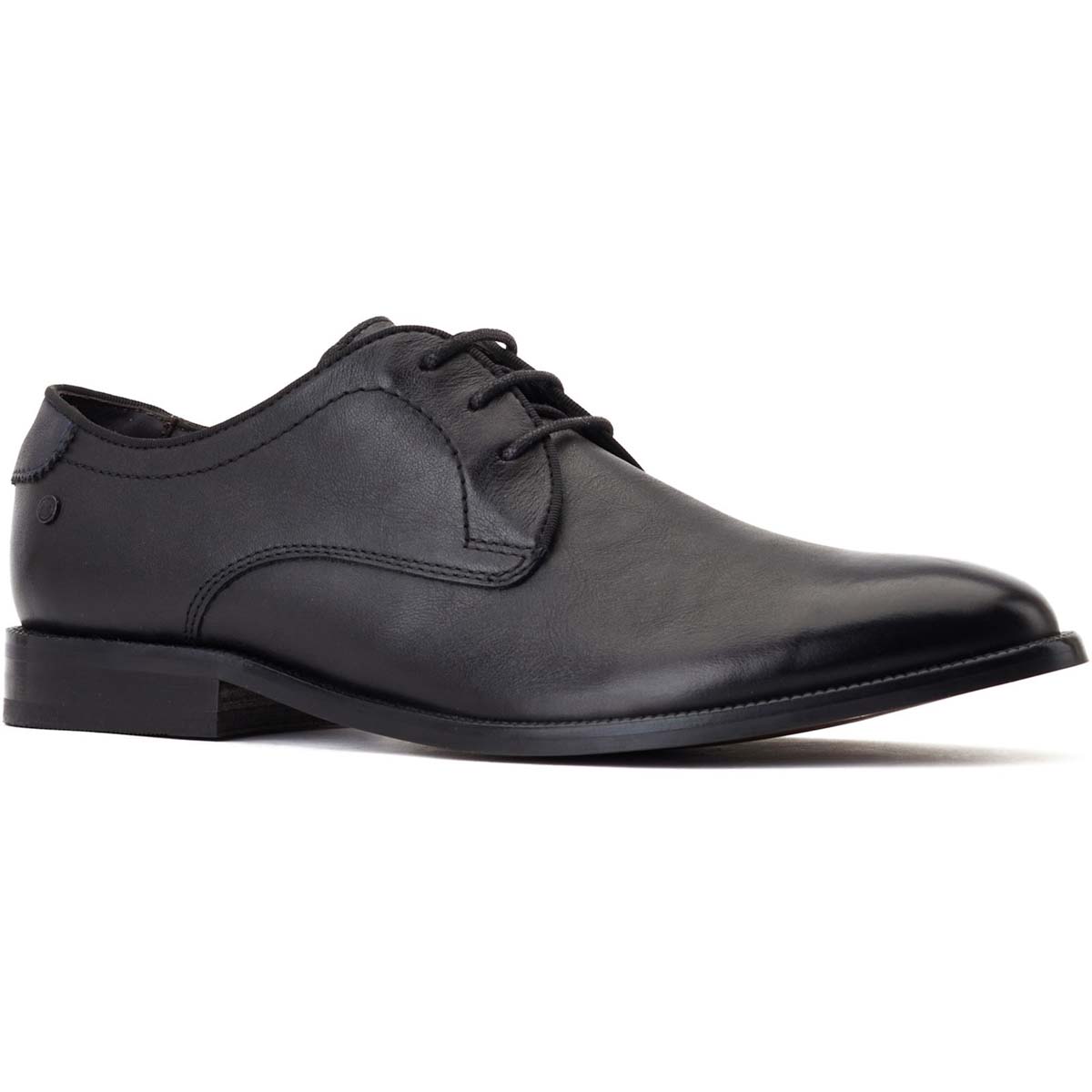Base London Bertie Black Mens formal shoes WV01011 in a Plain Leather in Size 7