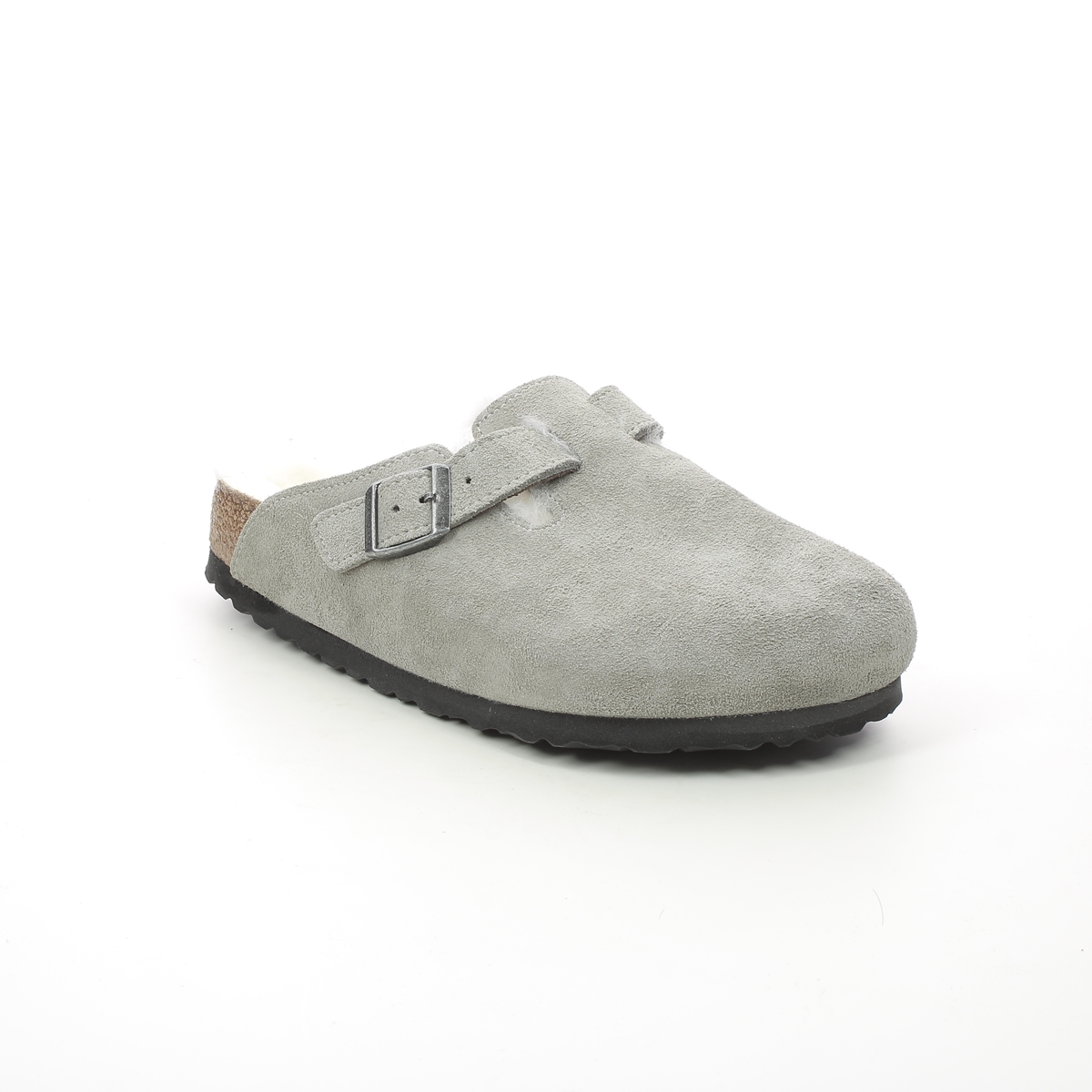 birkenstock boston sheepskin slippers