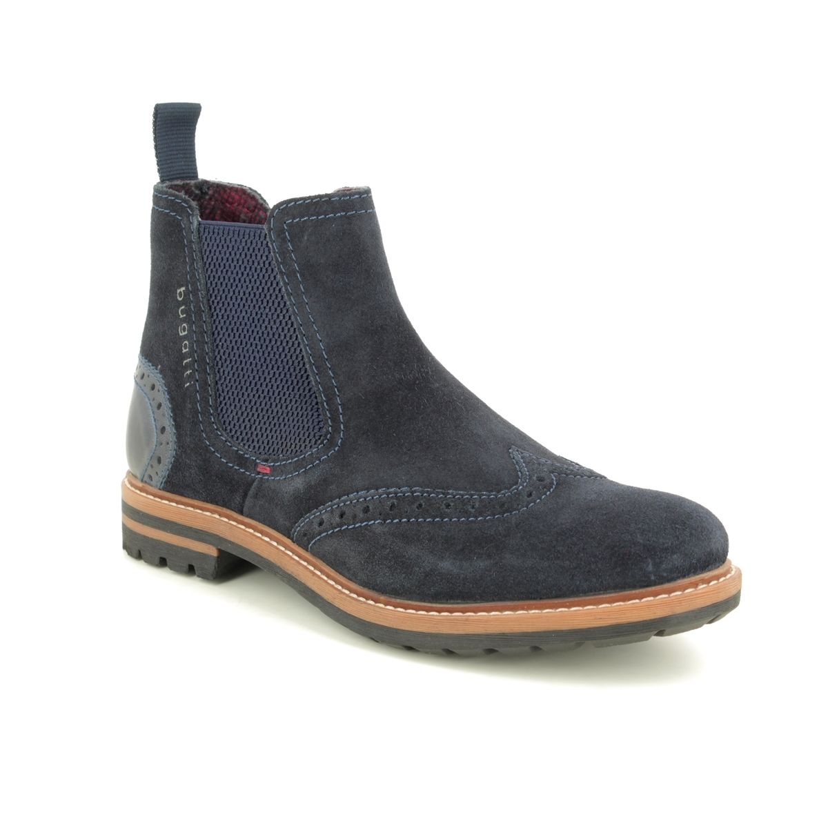 navy suede chelsea boots