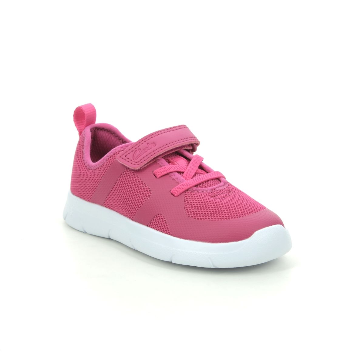 Clarks Ath Flux T Raspberry pink Kids toddler girls trainers 5155-87G