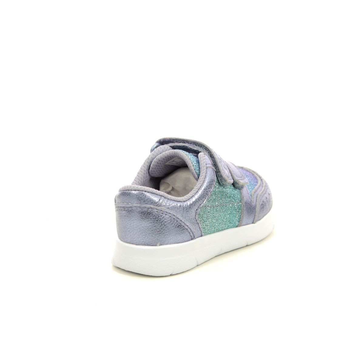 Clarks Ath Sonar T Lilac Kids toddler girls trainers 5412-17G