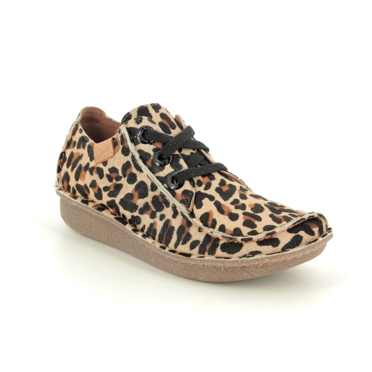 clarks leopard print flats