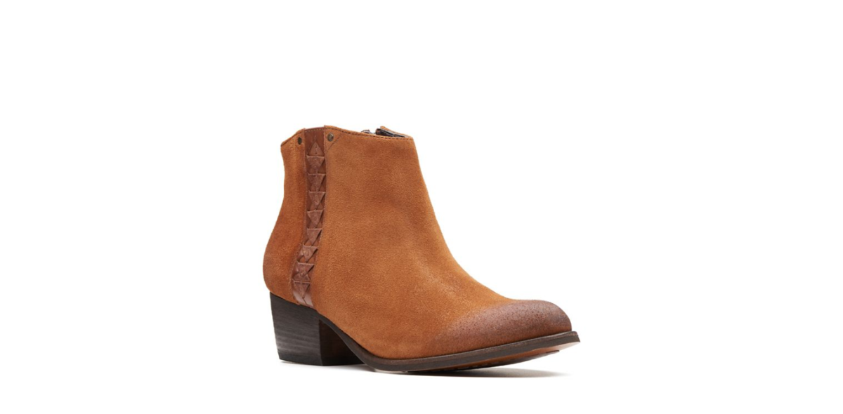 clarks maypearl fawn ankle boot