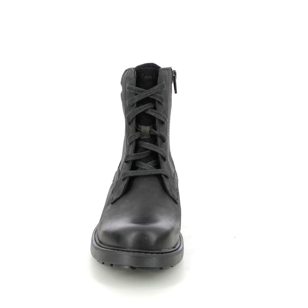 Clarks Orinoco 2 Spice D Fit Black Lace Up Boots