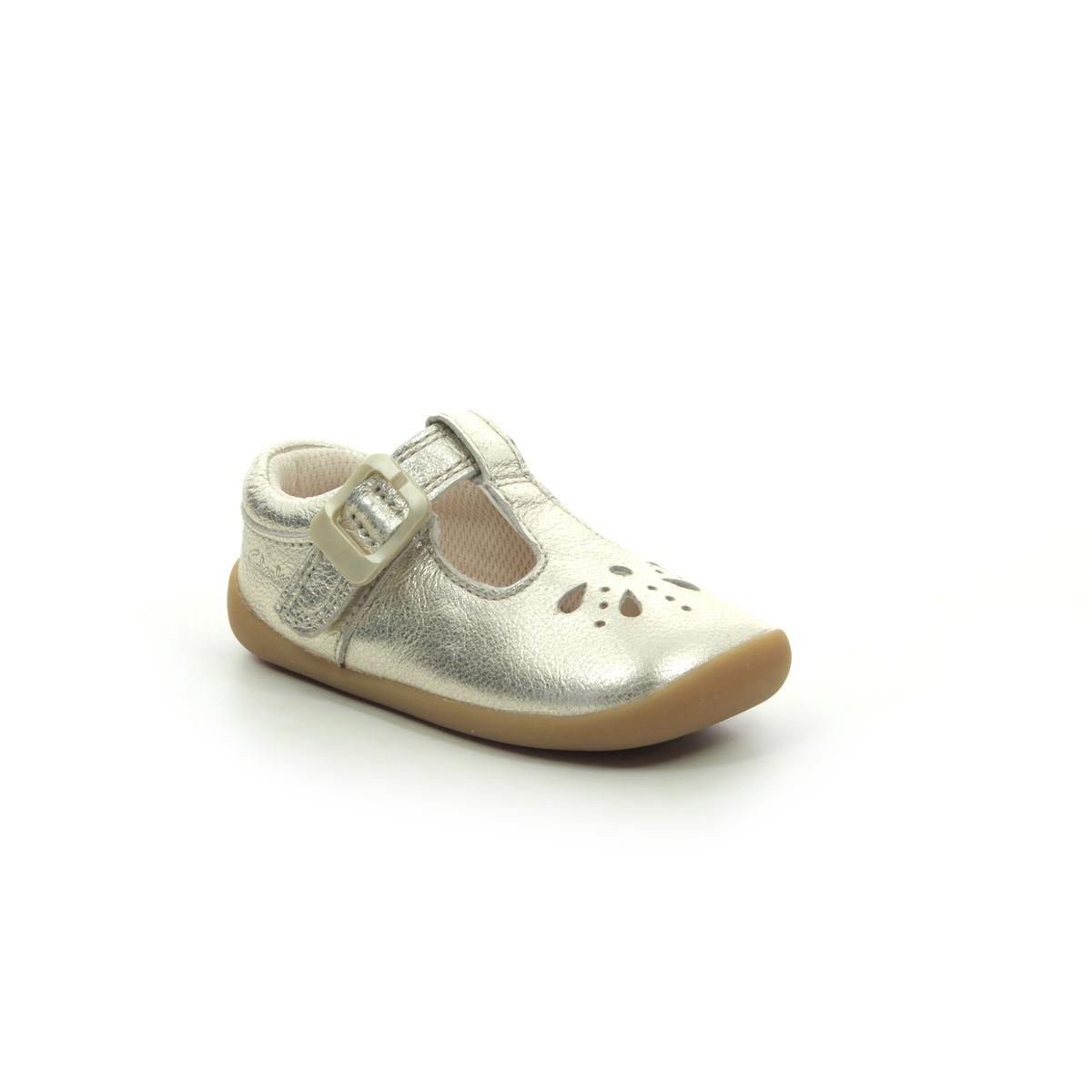 Details about   Clarks Girls Roamer Star Patent Leather T-Bar First Shoe Cruisers 