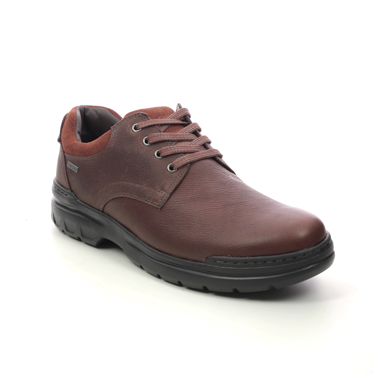 Clarks Rockie Walk Gtx Tan Leather Mens comfort shoes 7346-58H