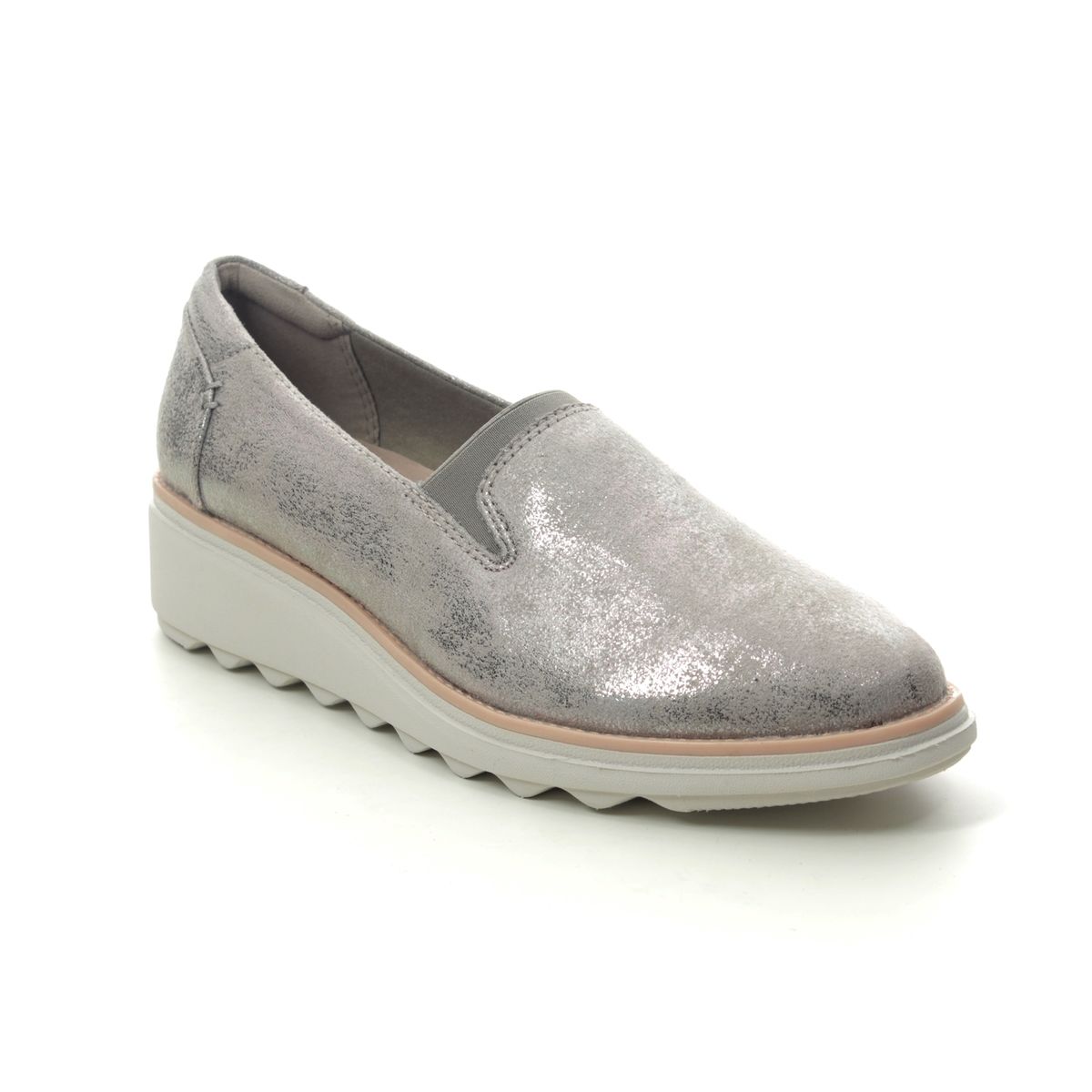 clarks pewter shoes