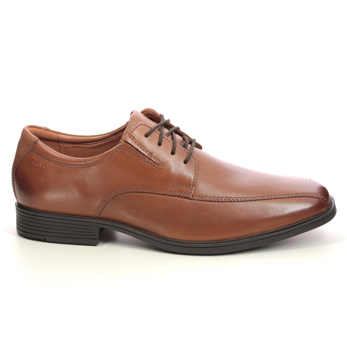 Clarks Tilden Walk Dark Tan Mens formal shoes 3009-58H