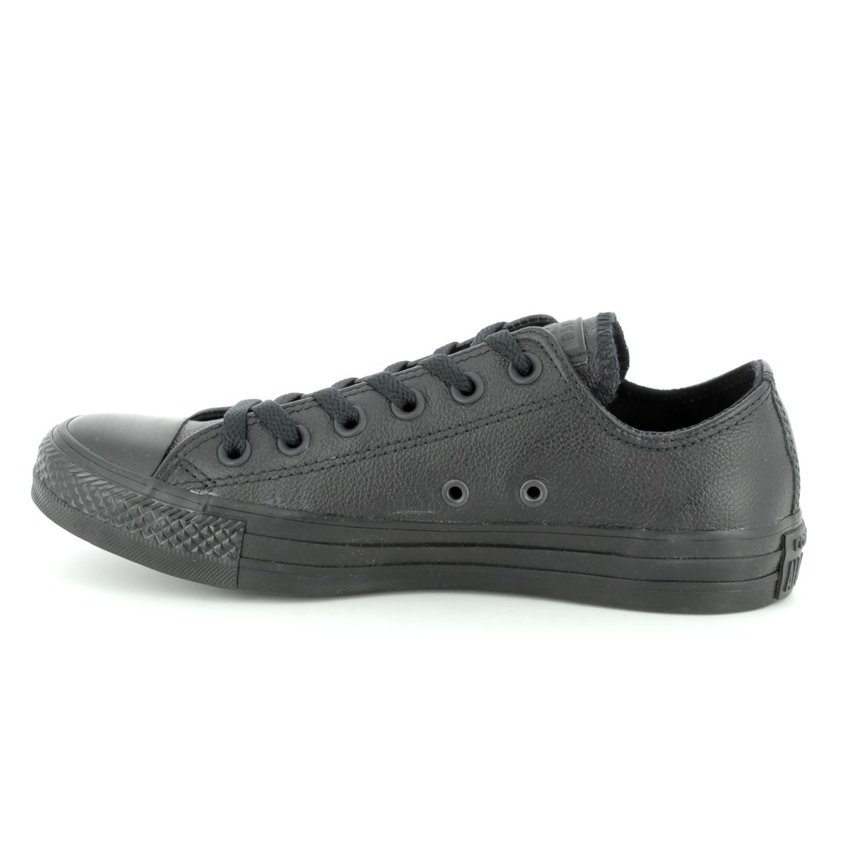 all black converse trainers