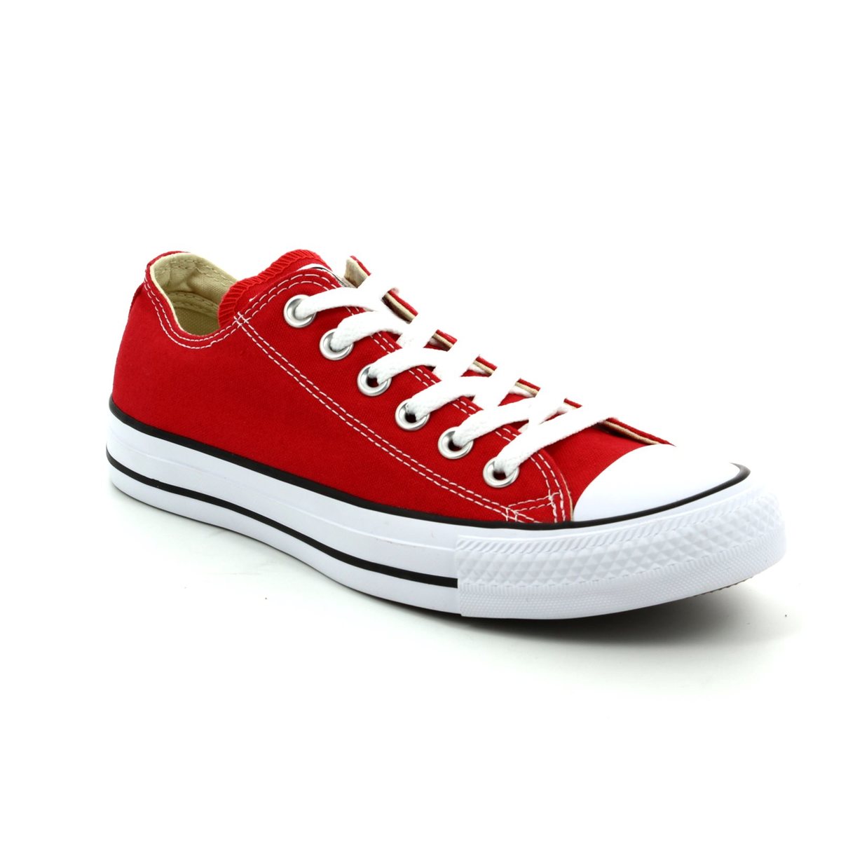 Converse Allstar Ox Red Mens trainers M9696C-600 in a Plain Canvas in Size 10