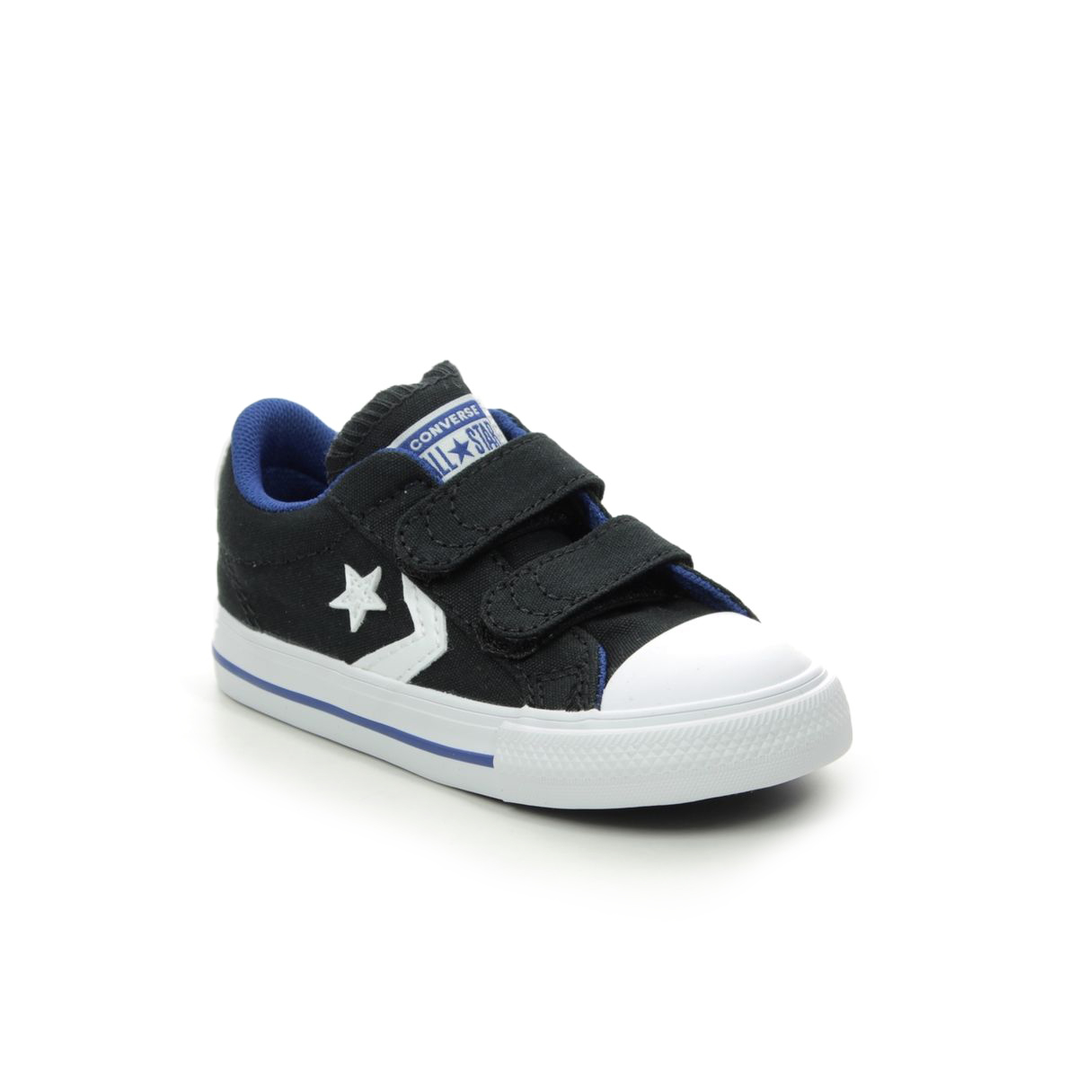 Converse Star Player 2v 766953C-011 Black - blue trainers