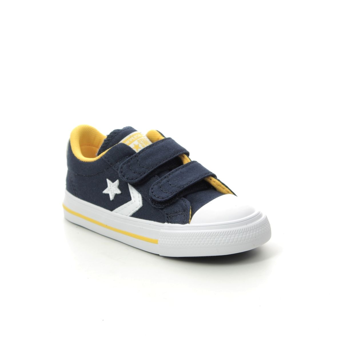 Converse Star Player 2v 766956C-012 Navy Yellow trainers