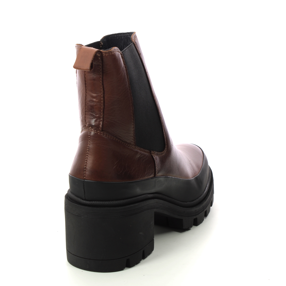 Creator Bruna Chelsea Tan Leather Womens Chelsea Boots IB21608-11
