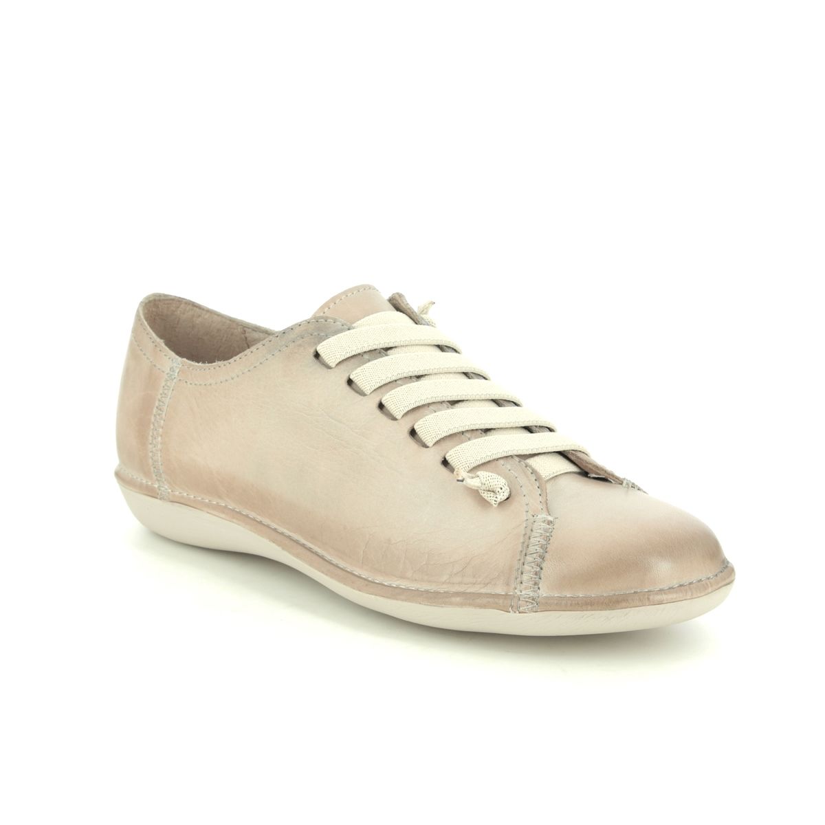 Creator Notelite Light taupe Womens lacing shoes IB12476-50 in a Plain Leather in Size 38