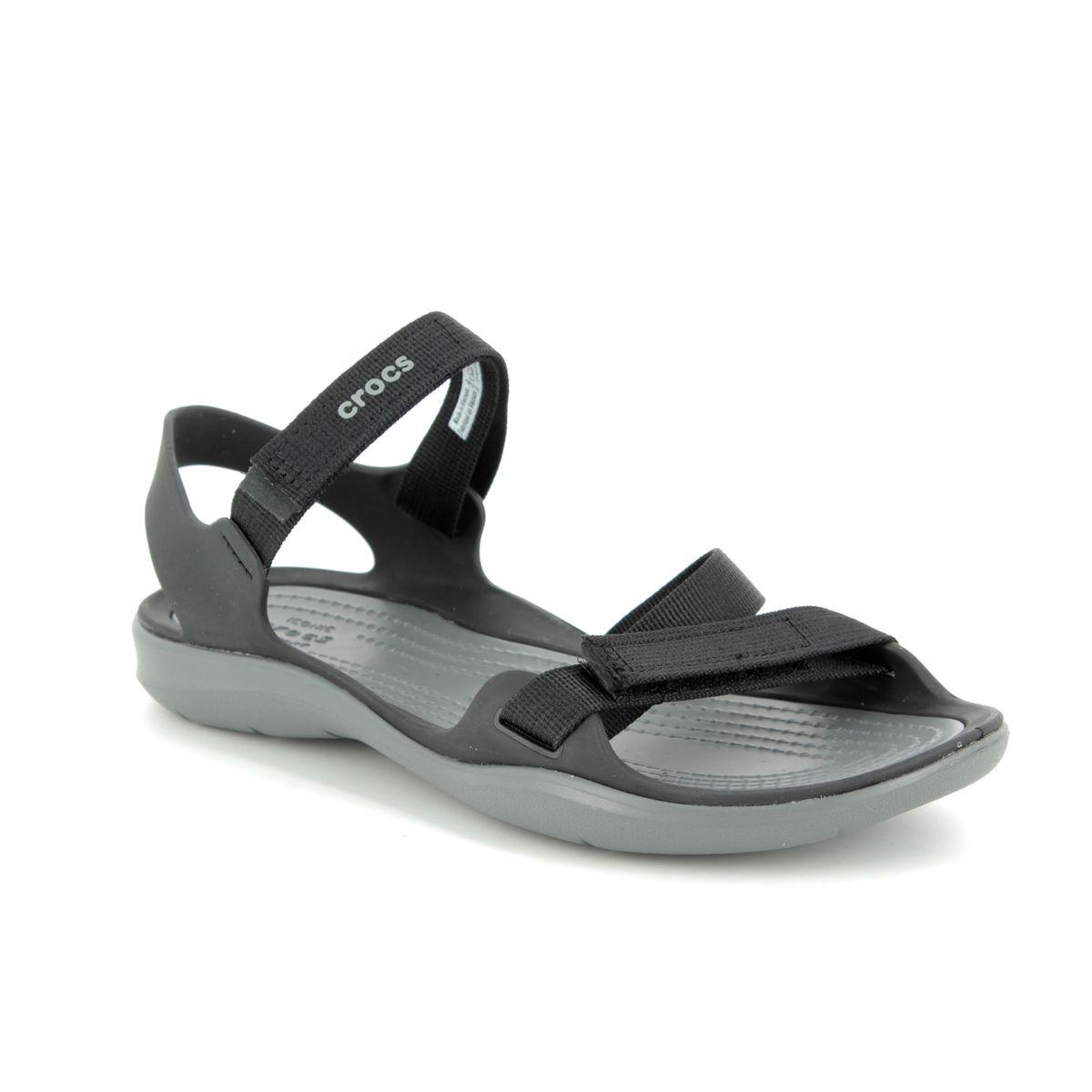 crocs black sandals