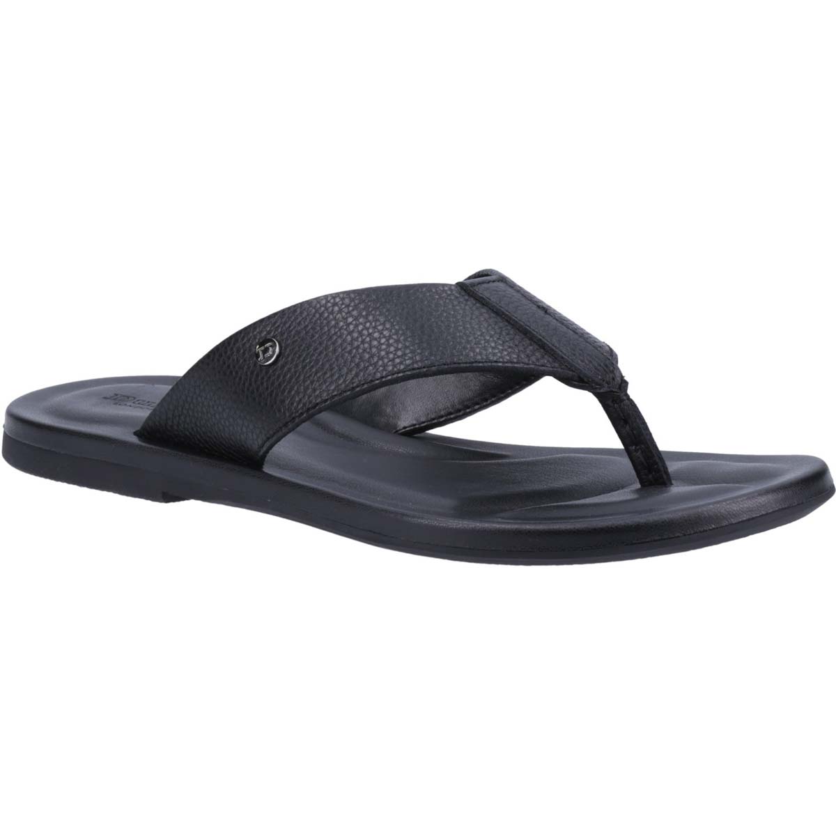Dune London Freds Black Mens sandals 1426510820003 in a Plain Leather in Size 11