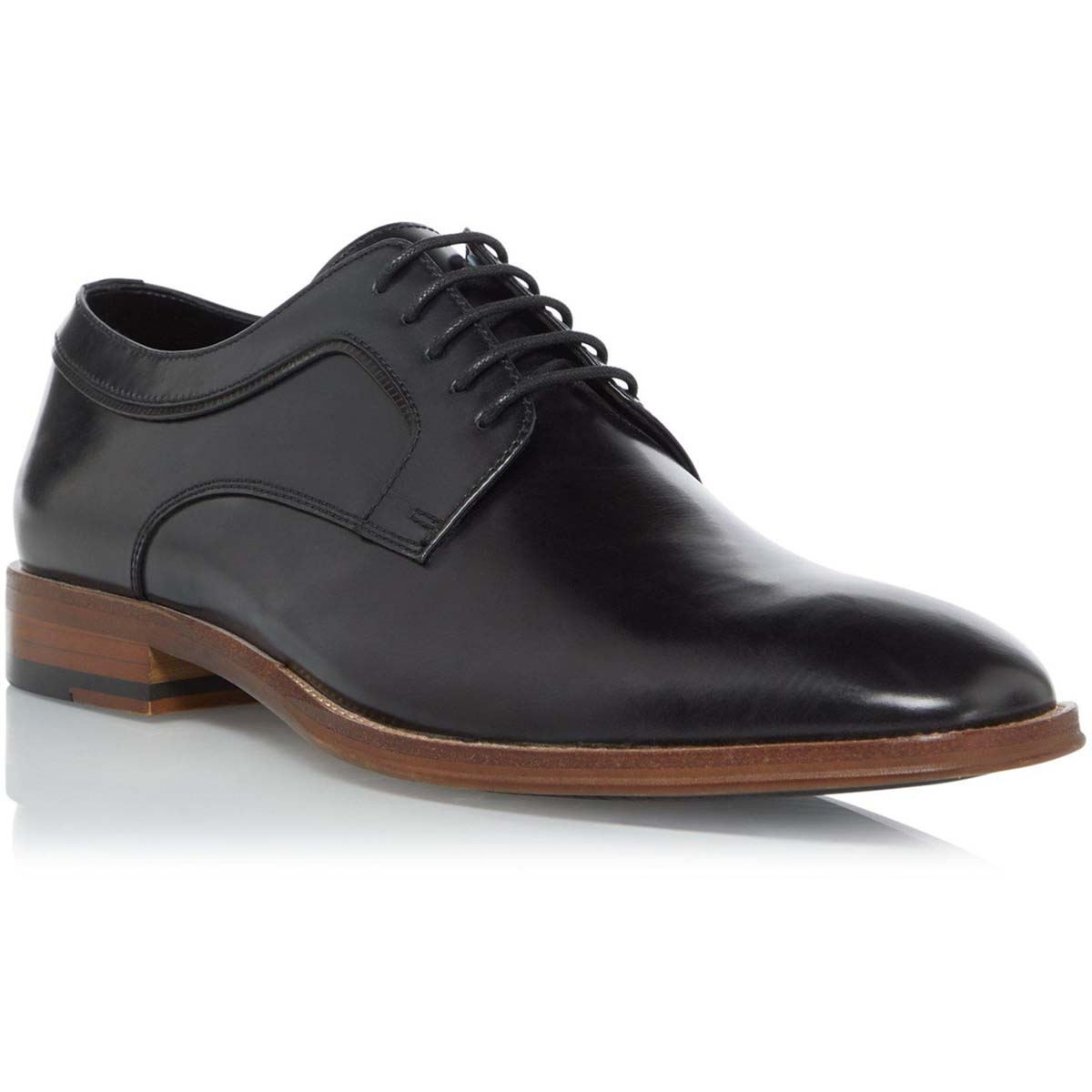 Dune London Sparrows Black Mens formal shoes 2775095201654 in a Plain Leather in Size 12