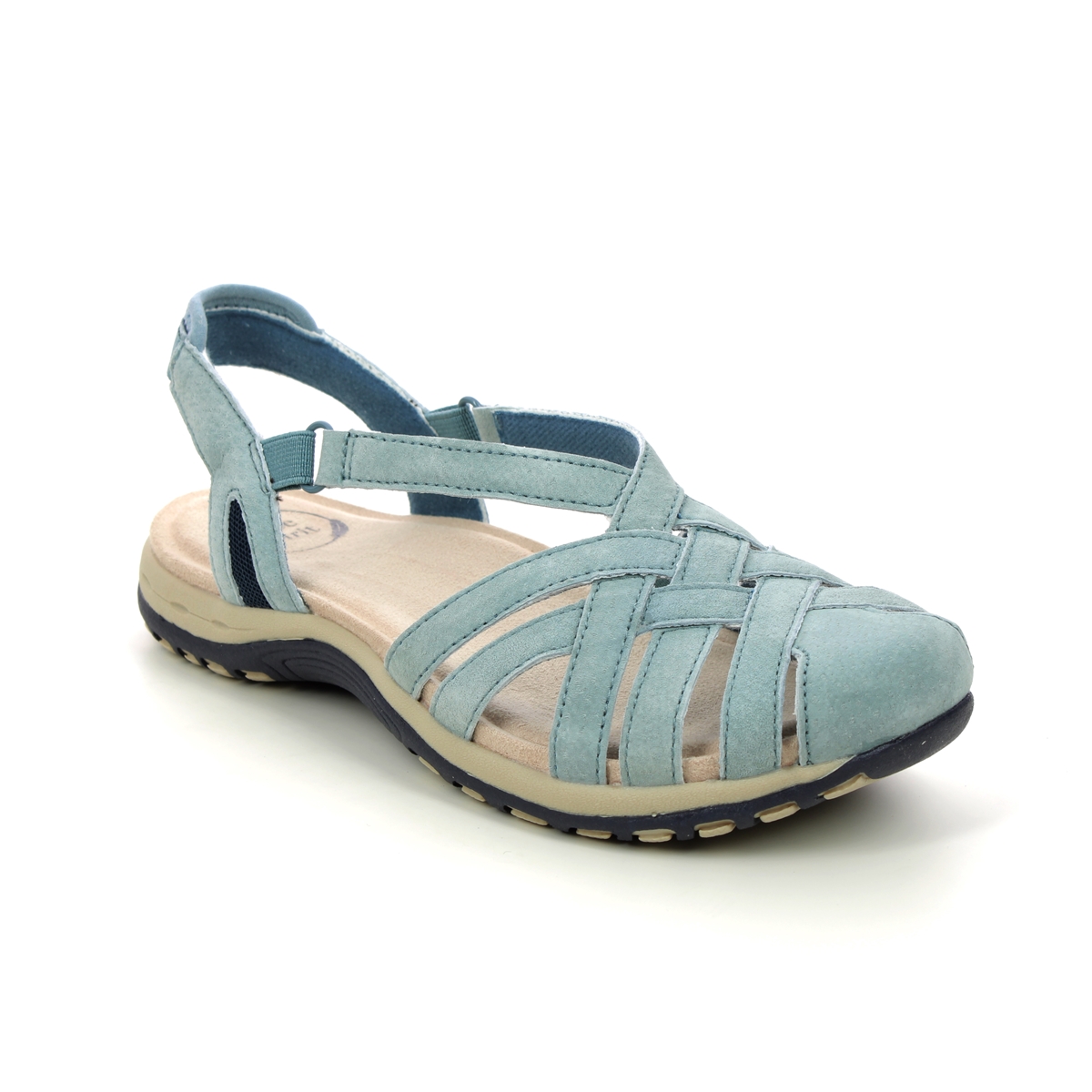 Earth Spirit Alexa Denim Suede Womens Closed Toe Sandals 40750- In Size 5 In Plain Denim Suede
