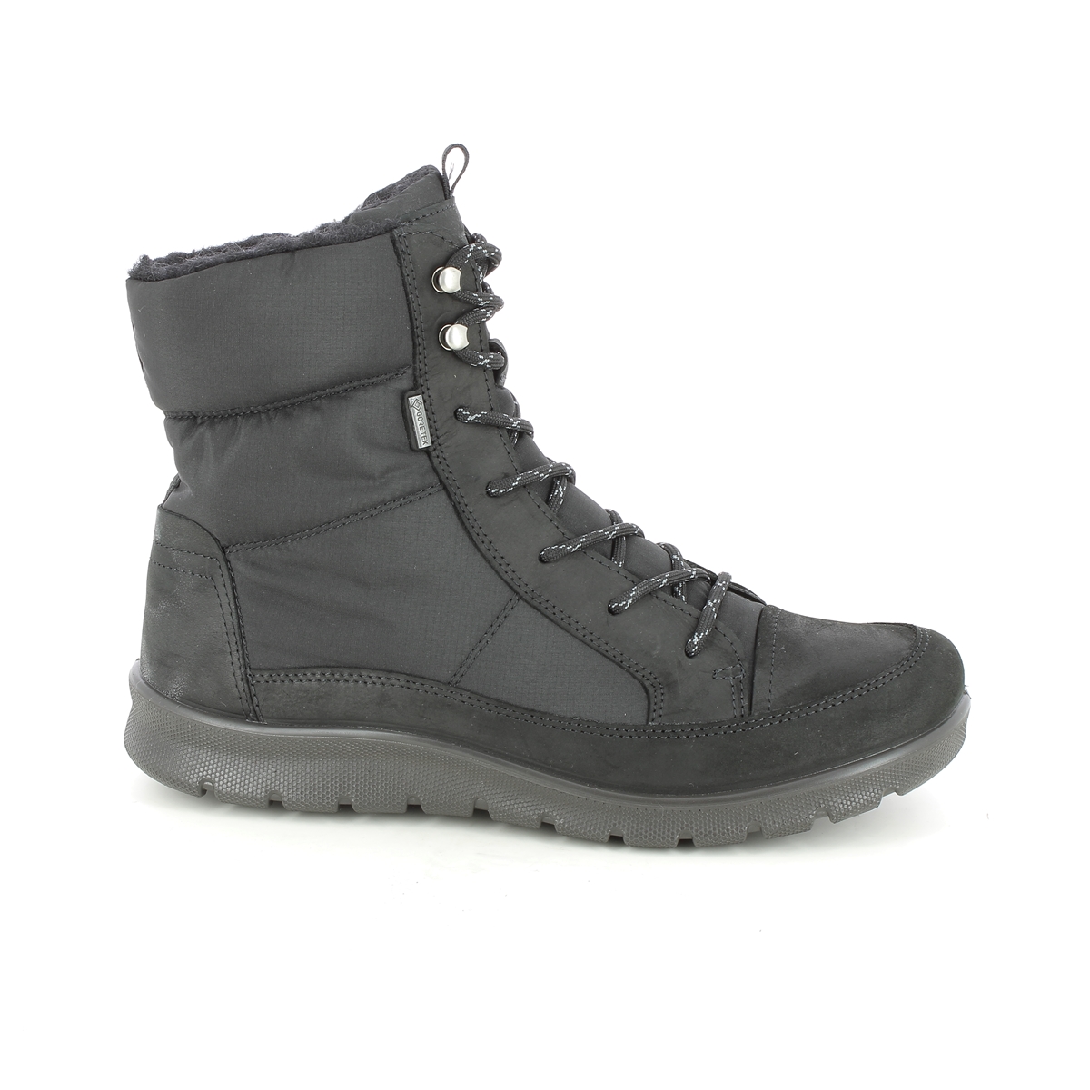 Lige med uret Godkendelse ECCO Babett Boot Gore 85 215553-51052 Black nubuck winter boots