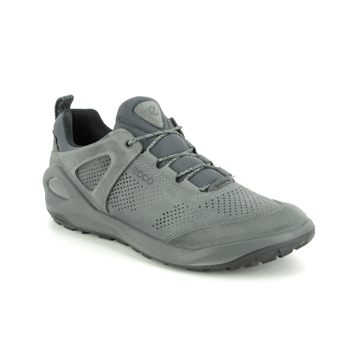 ECCO Biom 2go Gore 801904-52664 Grey Suede comfort shoes