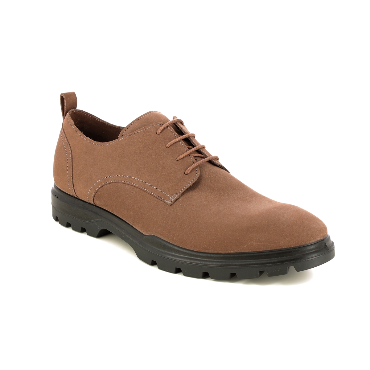 Ecco Citytray Avant Brown Nubuck Mens Comfort Shoes 521864-02175 In Size 45 In Plain Brown Nubuck