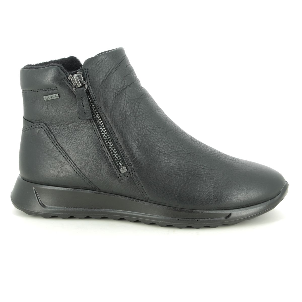 ecco black suede boots