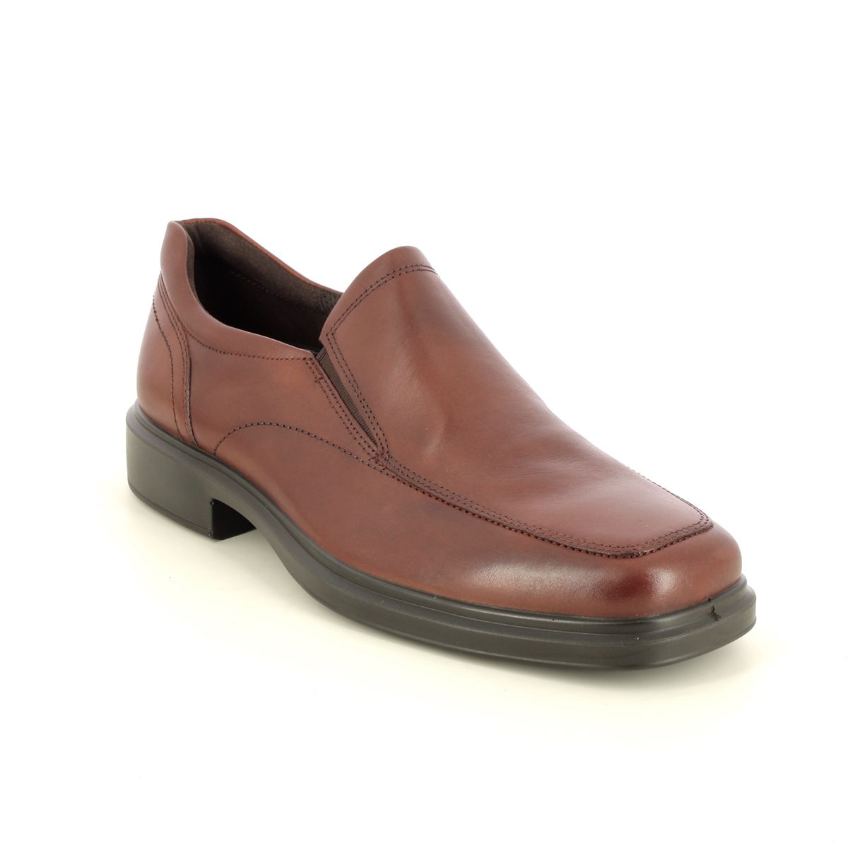 ECCO Helsinki 2 Slip Brown leather Mens Slip-on Shoes 500154-01053 in a Plain Leather in Size 40