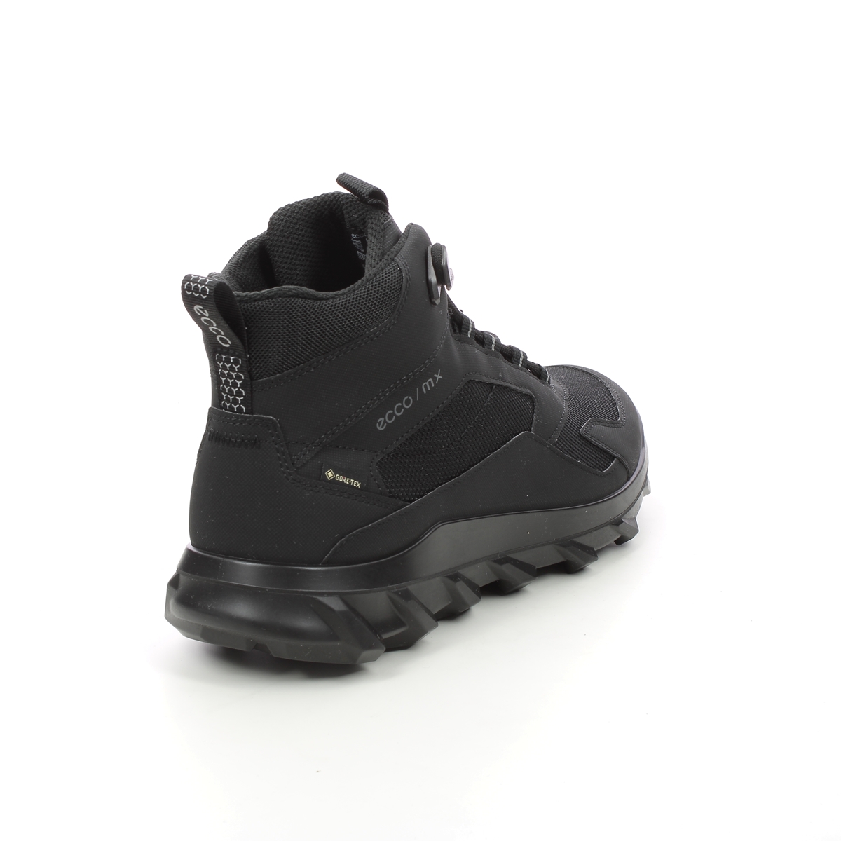 ECCO Mx Mid Mens Outdoor Walking Boots in Black 820224-51052