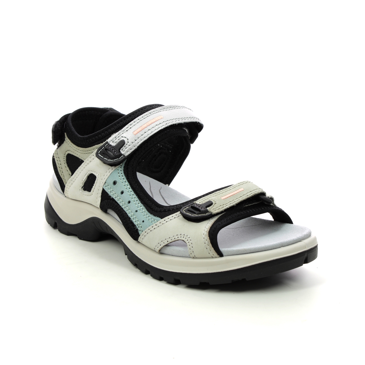 ECCO Offroad Lady 2 Sage Womens Walking Sandals 822083-52334 in a Plain Leather in Size 40