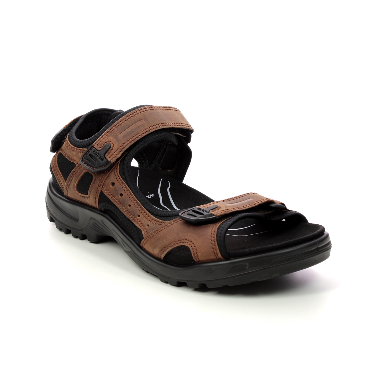 ECCO Offroad Mens Brown nubuck Mens sandals 822184-02671 in a Plain Leather in Size 42