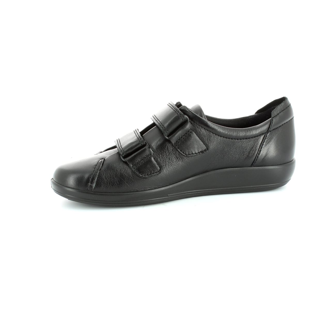 ECCO Soft 2.0 206513-56723 Black velcro shoes