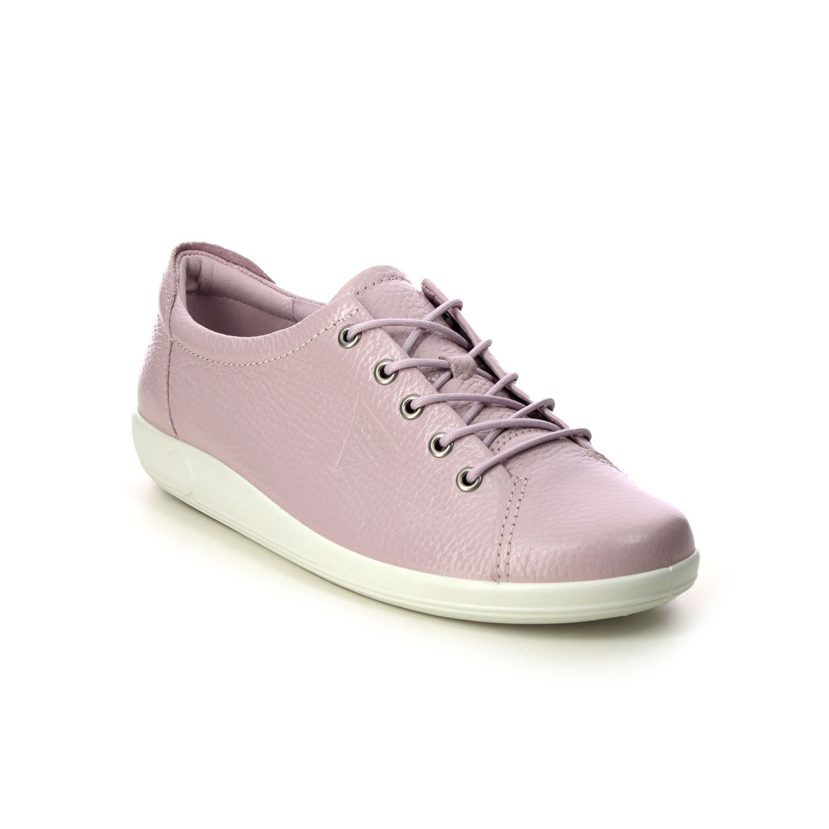 ECCO Soft 2.0 Violet Womens lacing shoes 206503-01405 in a Plain Leather in Size 41