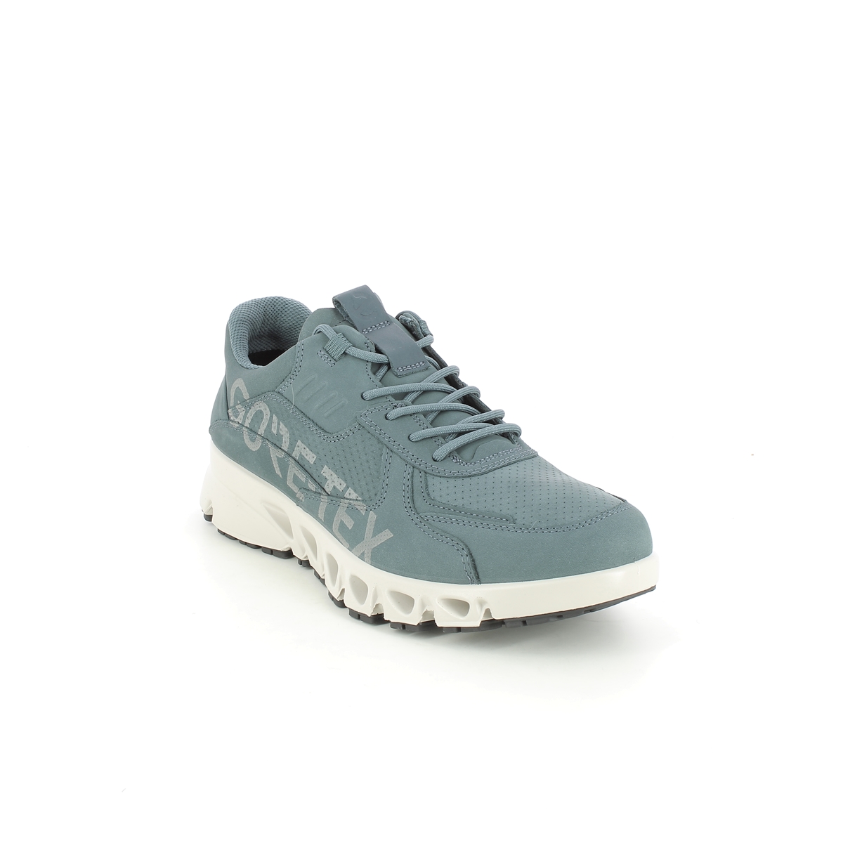 ECCO Surround Mens Gtx Petrol nubuck Mens trainers 880254-02159 in a Plain Leather in Size 42