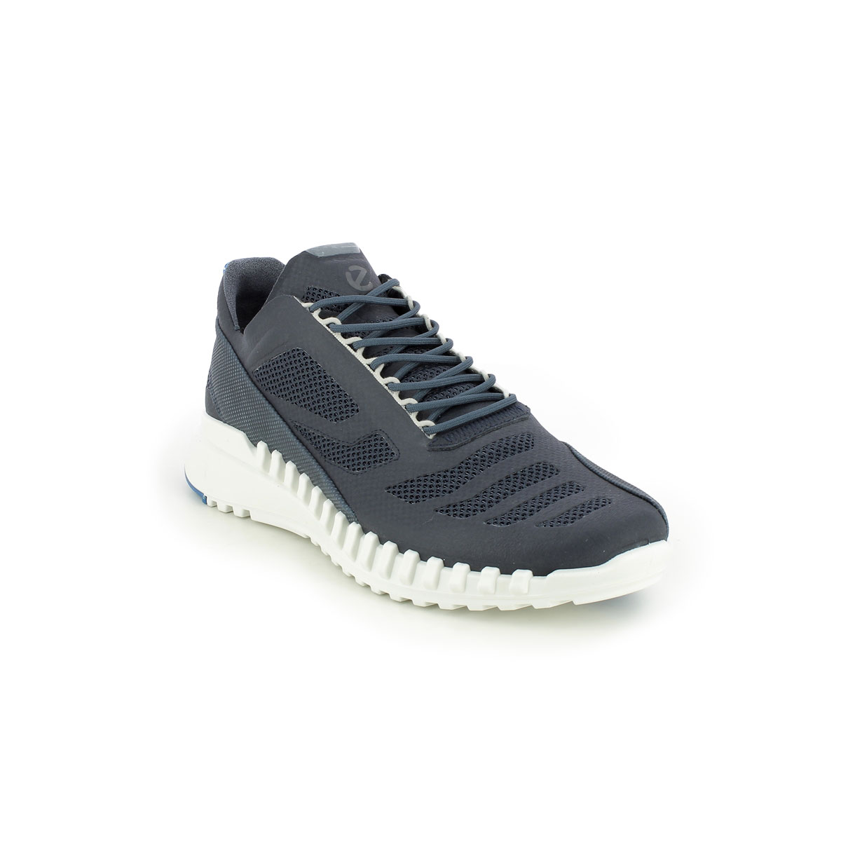 ECCO Zipflex Navy Mens trainers 803784-51117 in a Plain  in Size 44
