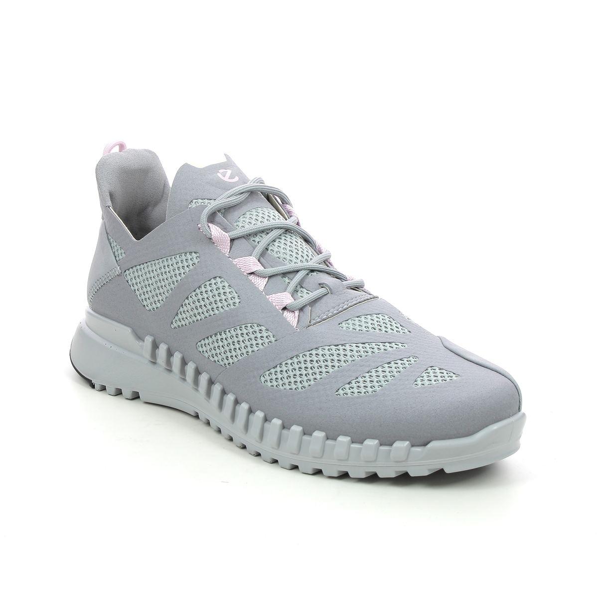 ECCO Zipflex Women’s Grey Womens trainers 803783-58295 in a Plain Leather and Man-made in Size 38