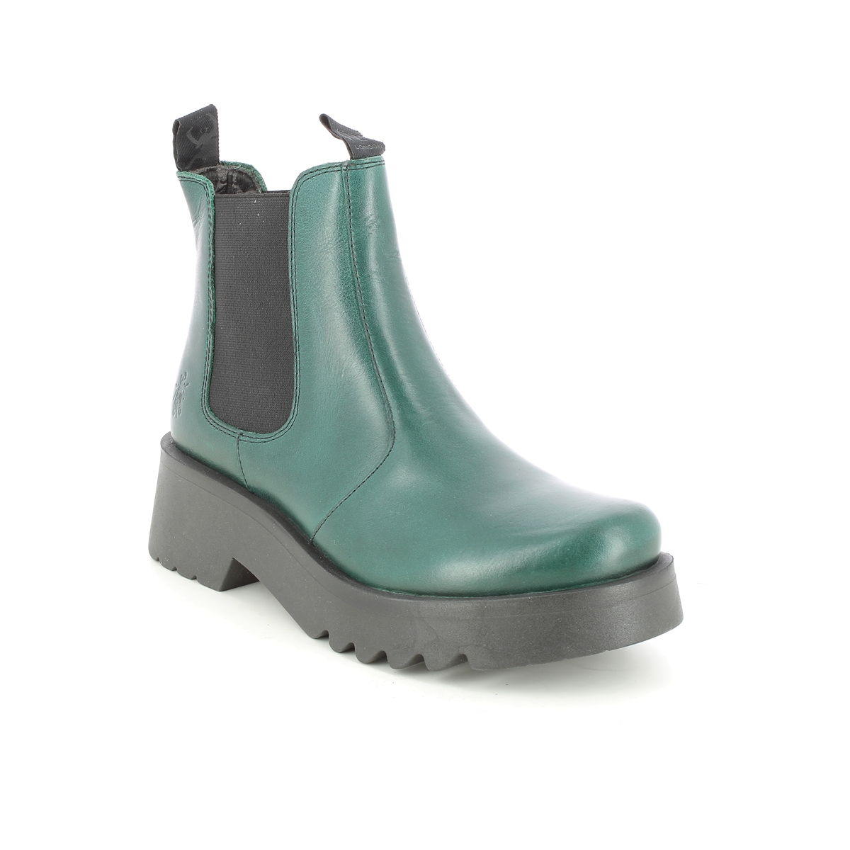 Fly London Medi  Midland Green Womens Chelsea Boots P144789-003 in a Plain Leather in Size 40