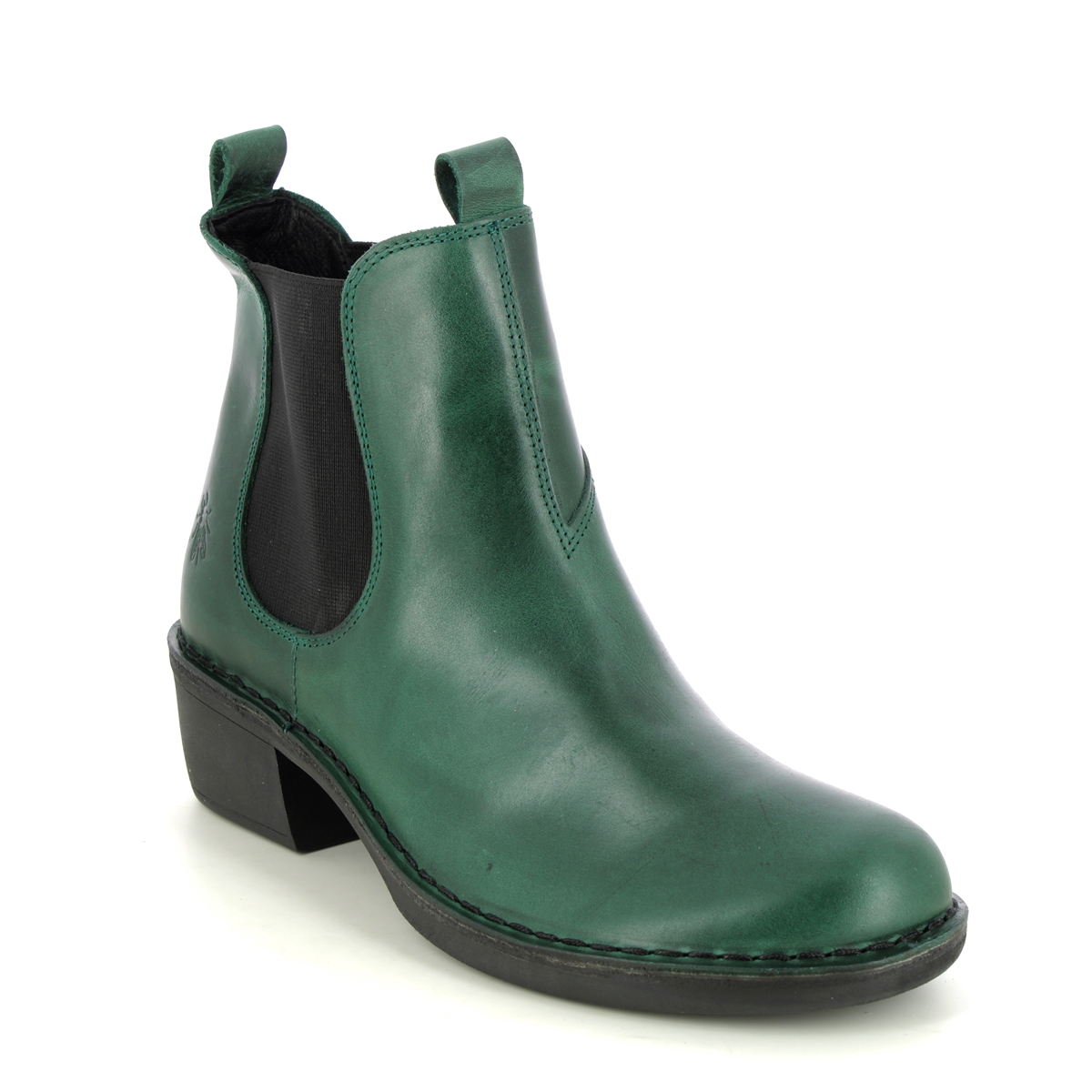 Fly London Meme   Mela Green Womens Chelsea Boots P211030 In Size 39 In Plain Green