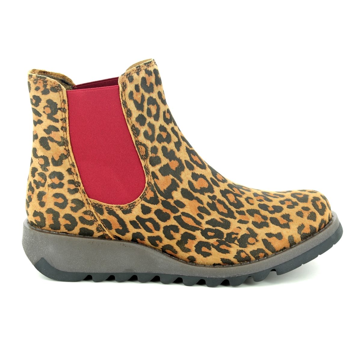 Fly Salv P143195-041 Leopard print Chelsea Boots