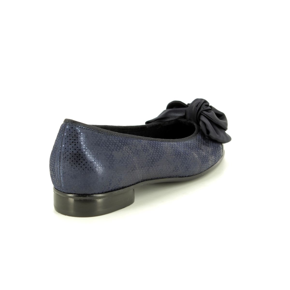 Gabor Amy Navy patent-suede pumps