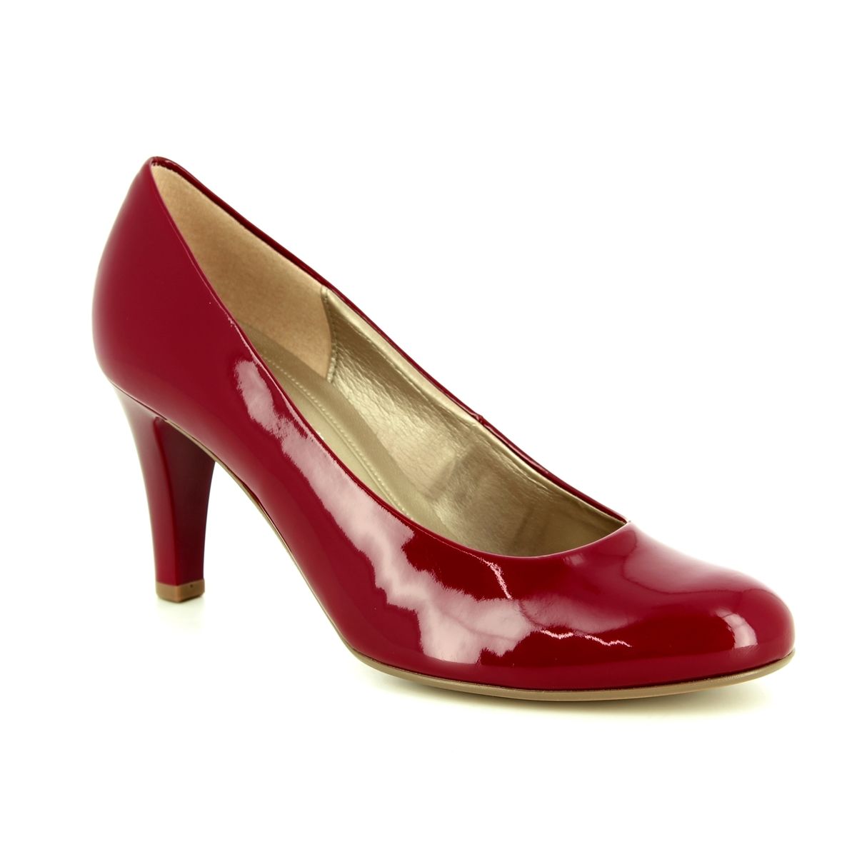 gabor red court shoes