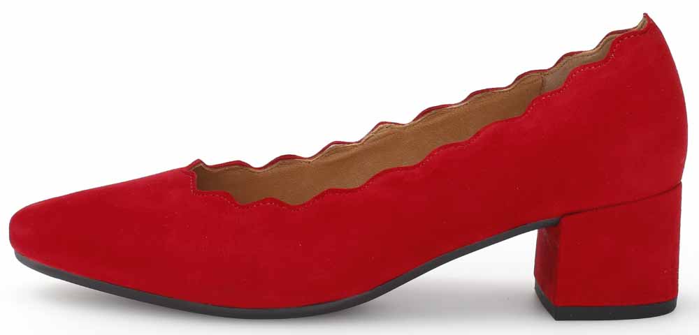 gabor red suede shoes